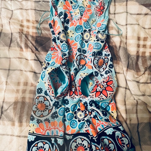 Crown & Ivy Women’s light weight Summer Midi Dress with pockets size M-8/10 - Picture 6 of 9